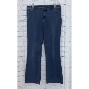 J Jill Women's 14 Jeans Tried & True Fit Bootcut Blue Denim